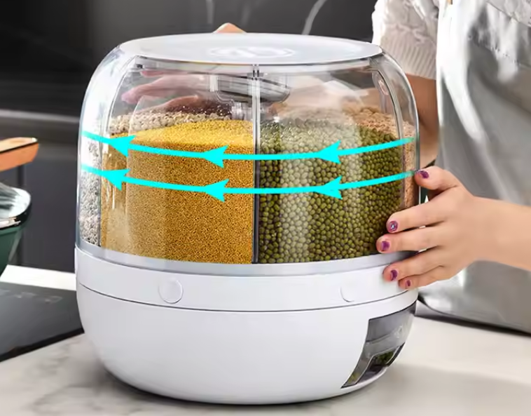 Miniatura 3 de Dispensador Redondo para Granos y Cereal